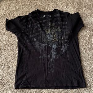 Black Graphic Men's T-Shirt